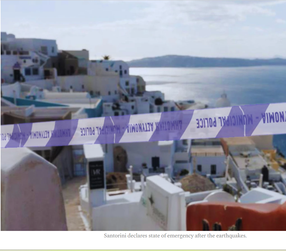 Turizmde alarm! Santorini’de deprem sezonu sarsabilir