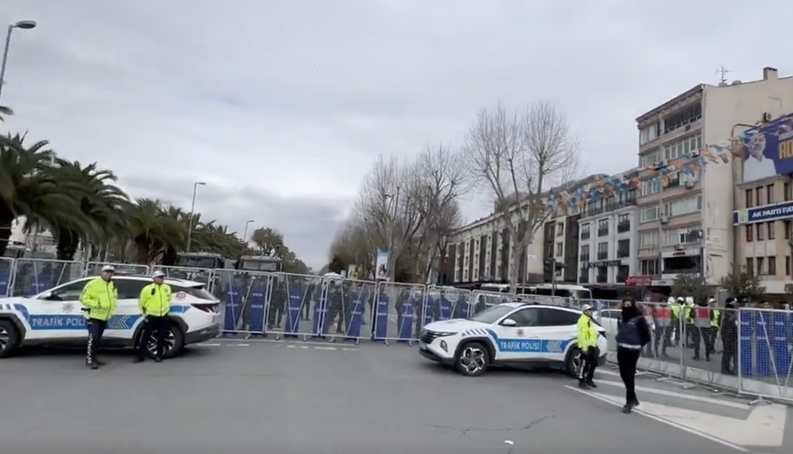 Vatan Caddesi’nde İmamoğlu protestosu devam ediyor