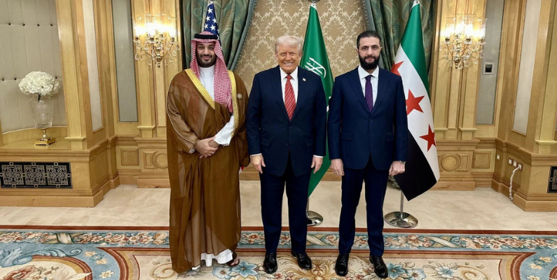 Tarihi zirve: Erdoğan, Trump ve Selman Suriye lideriyle bir araya geldi!
