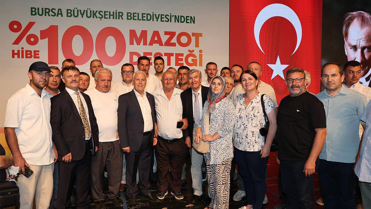 Bursa’da Çiftçiye 100% Hibeli Mazot Kartı Desteği