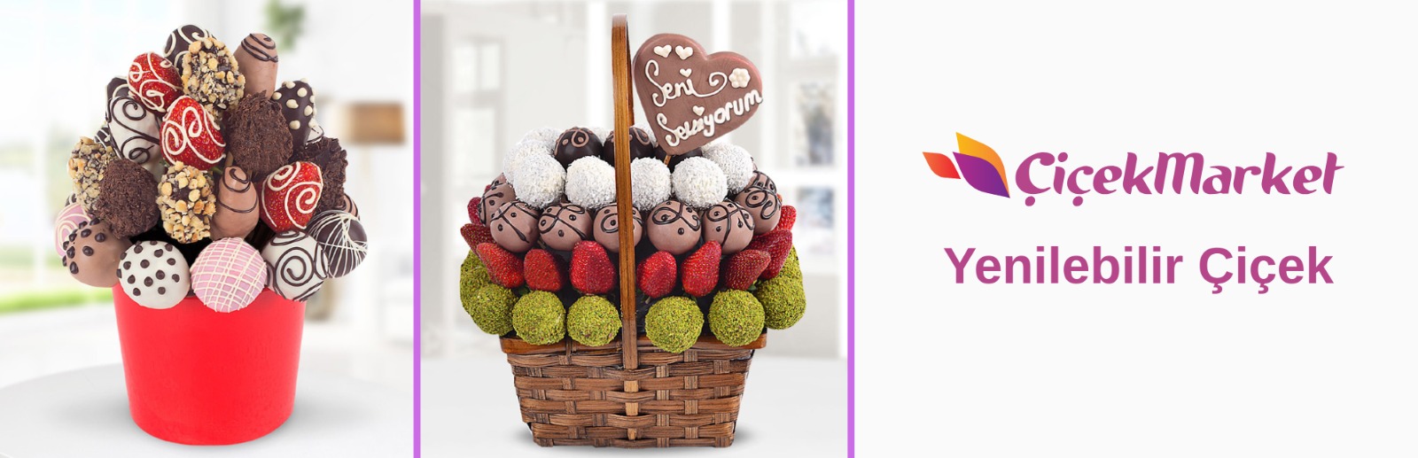 Lezzetli Bir Hediye Alternatifi : Yenilebilir Çiçek & Meyveler