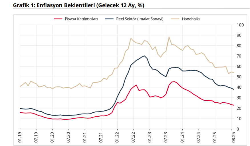 TCMB Anketi: Enflasyon Beklentilerinde Gerileme Devam Ediyor